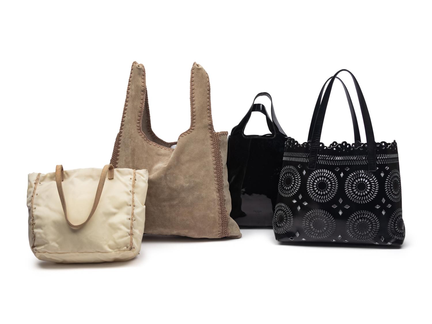 Four Prada Tote Bags