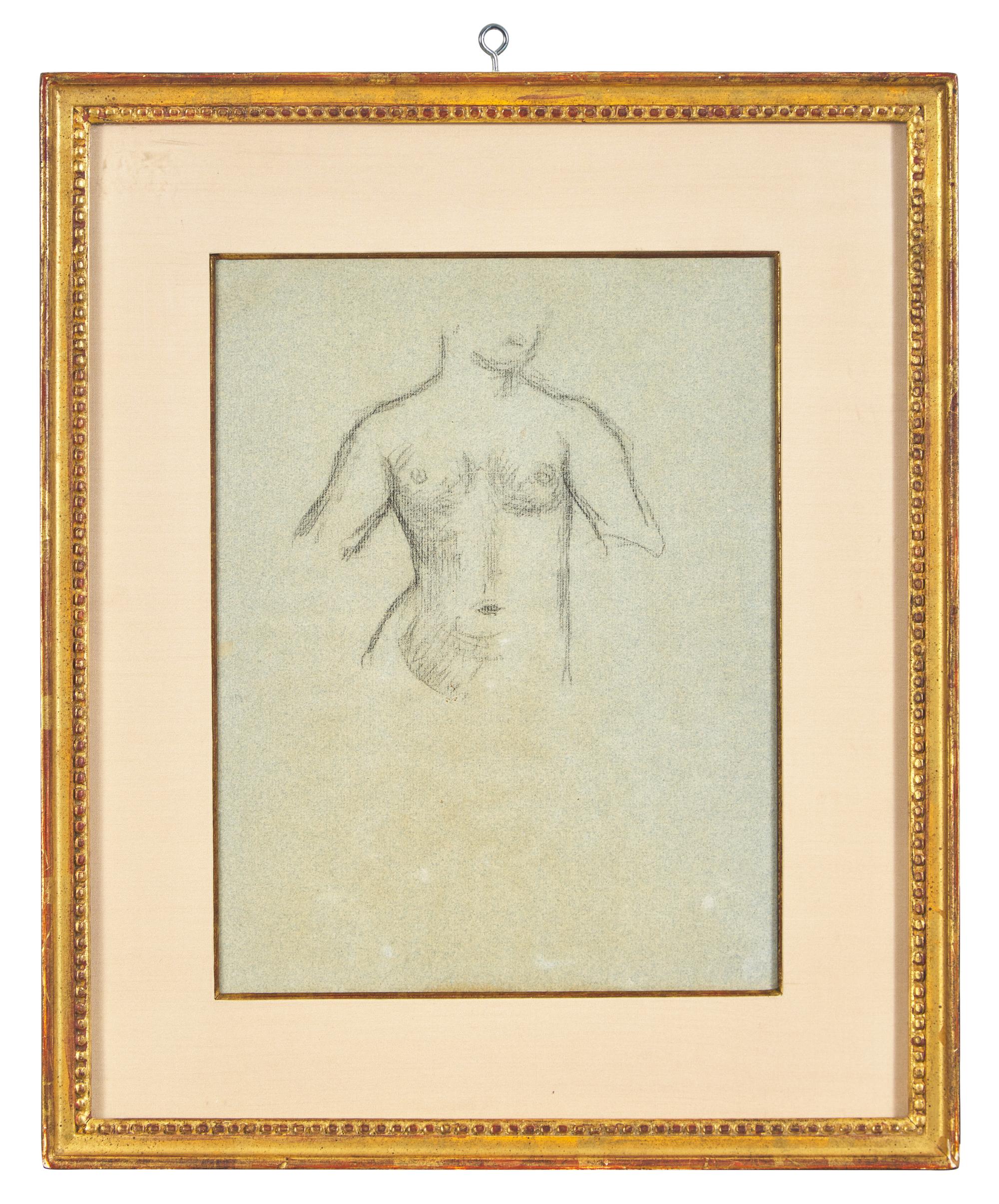 Torse de Femme; t ogether with Nu Assis (A Double-Sided Work), circa 1900