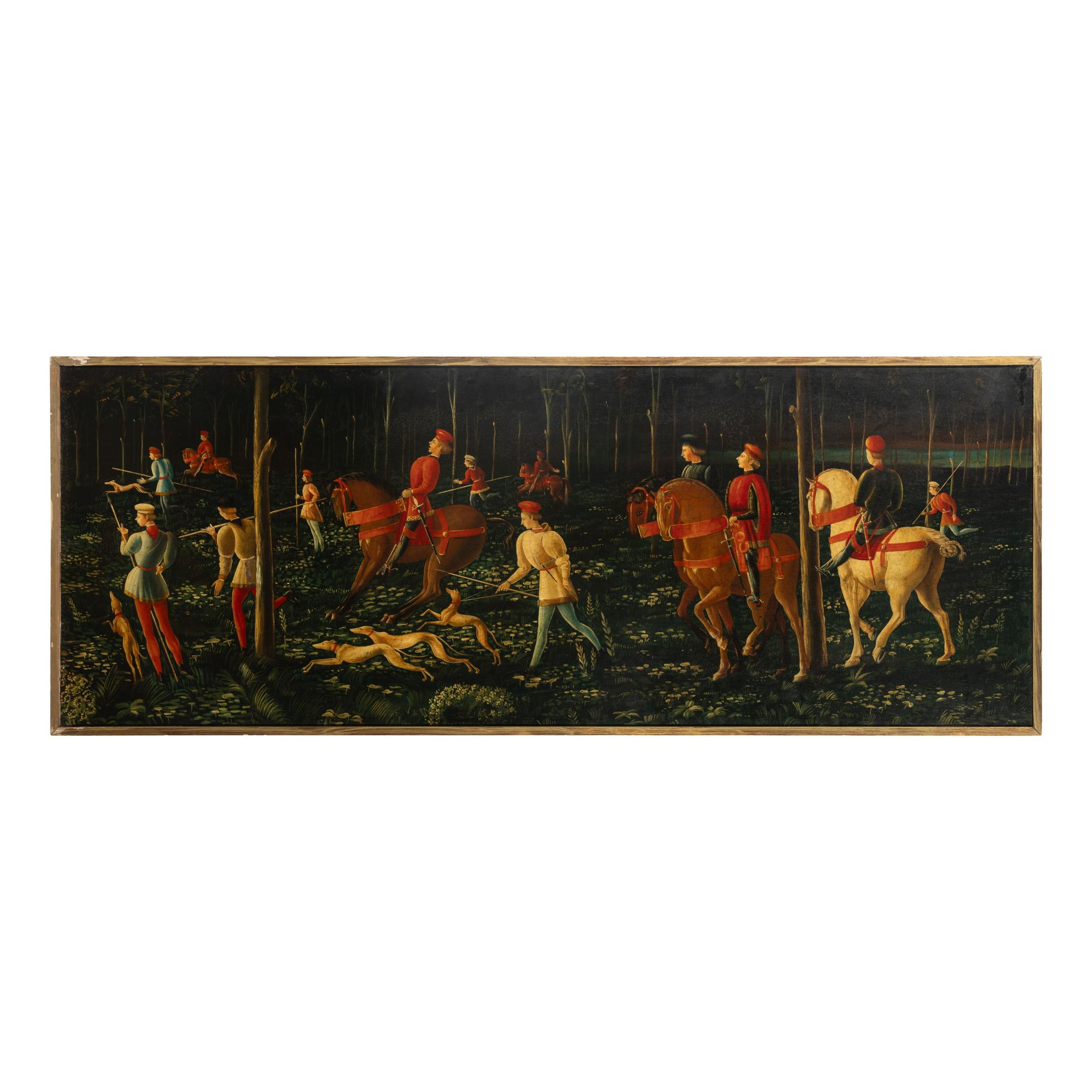 After Paolo Uccello, 20th Century — The Hunt in the Forest