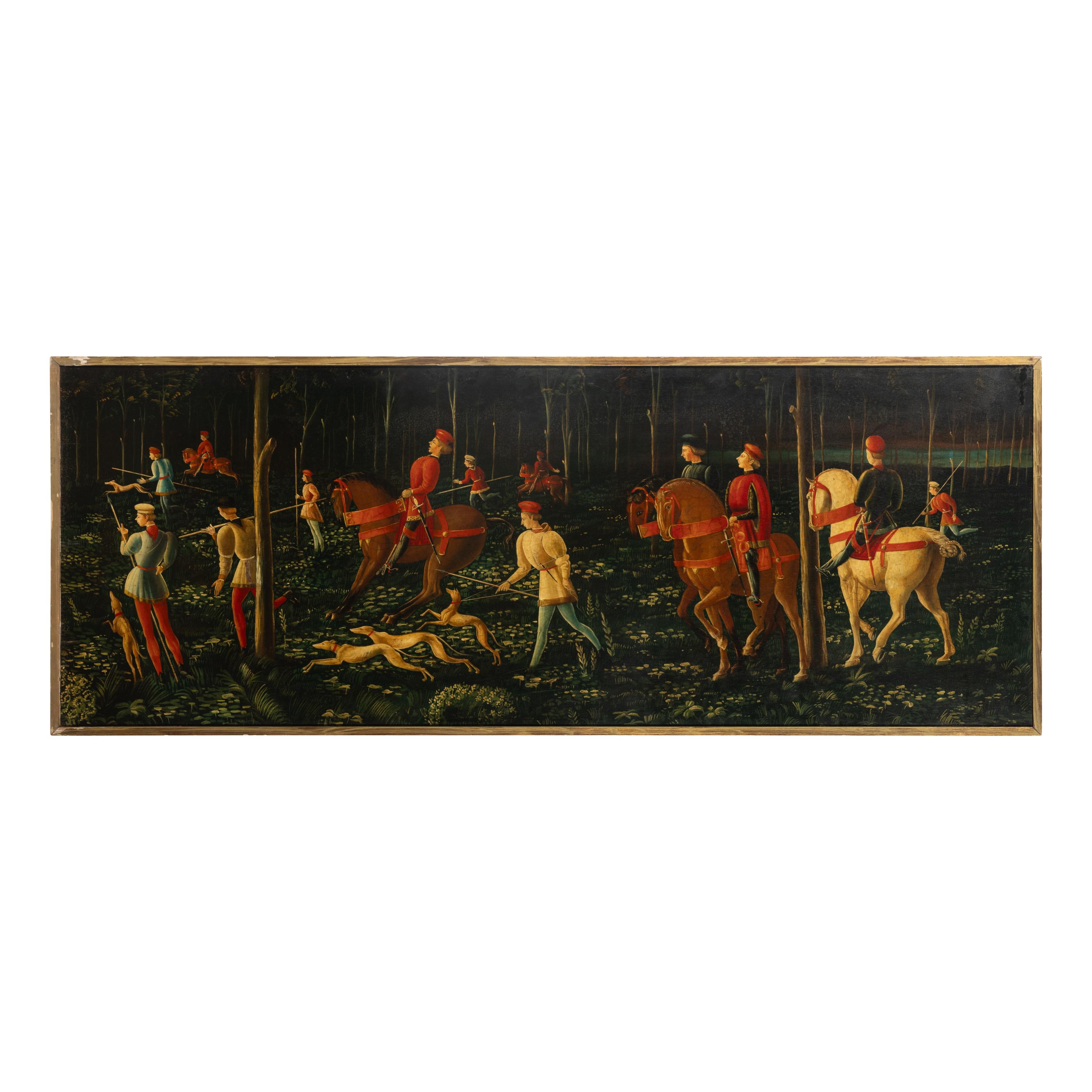 After Paolo Uccello, 20th Century — The Hunt in the Forest