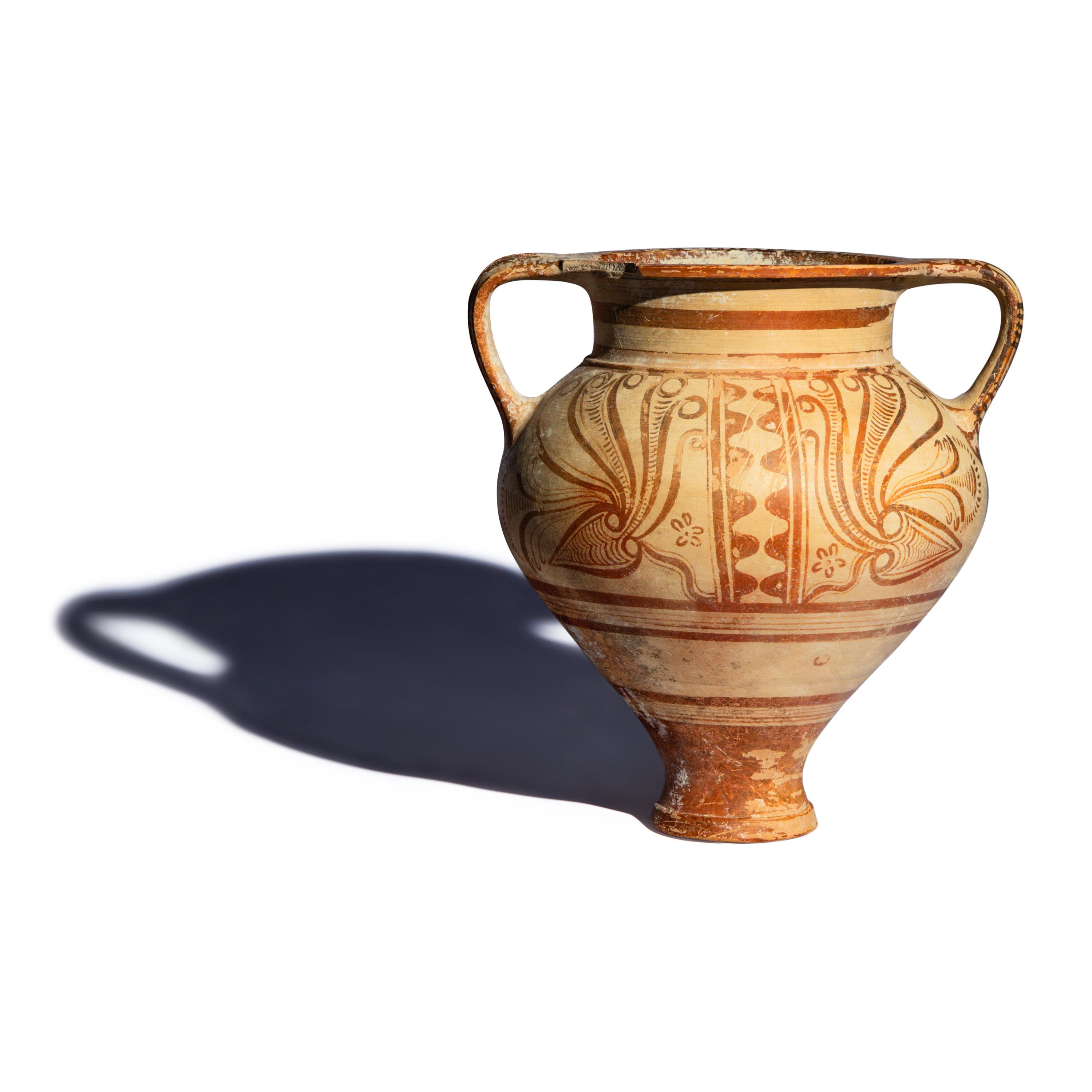 A Minoan Terracotta Amphoroid Krater