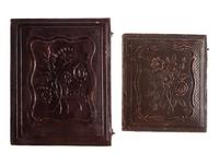 [EARLY PHOTOGRAPHY]. A group of 2 hand-tinted daguerreotypes of firefighters, including quarter plate and sixth plate images.