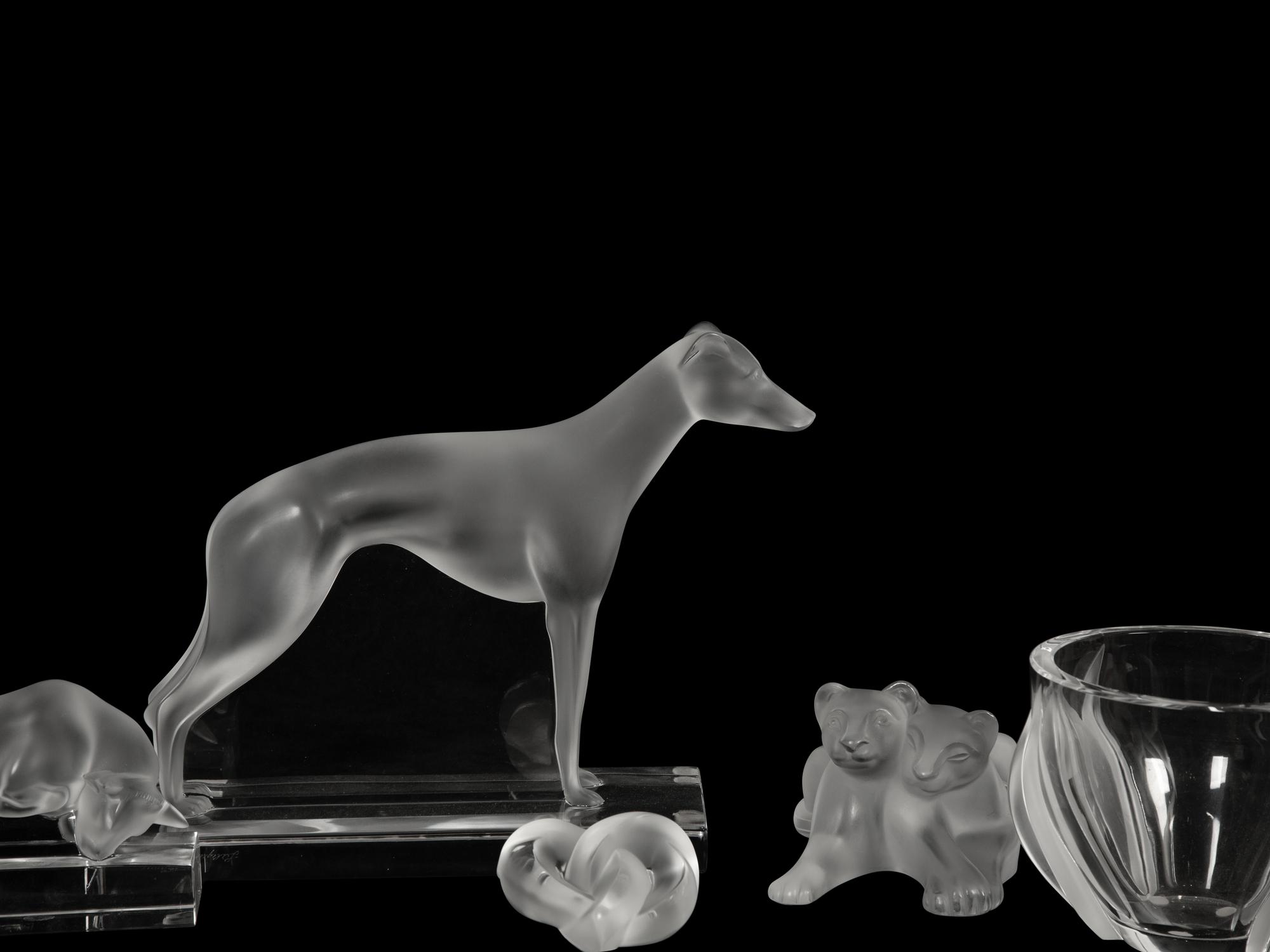 A Group of Lalique Table Articles
