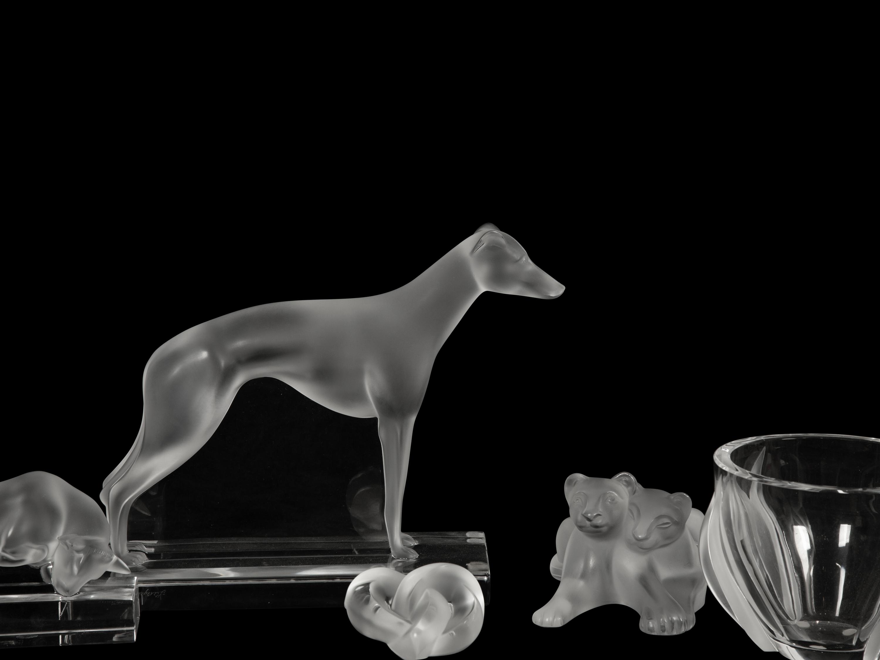 A Group of Lalique Table Articles