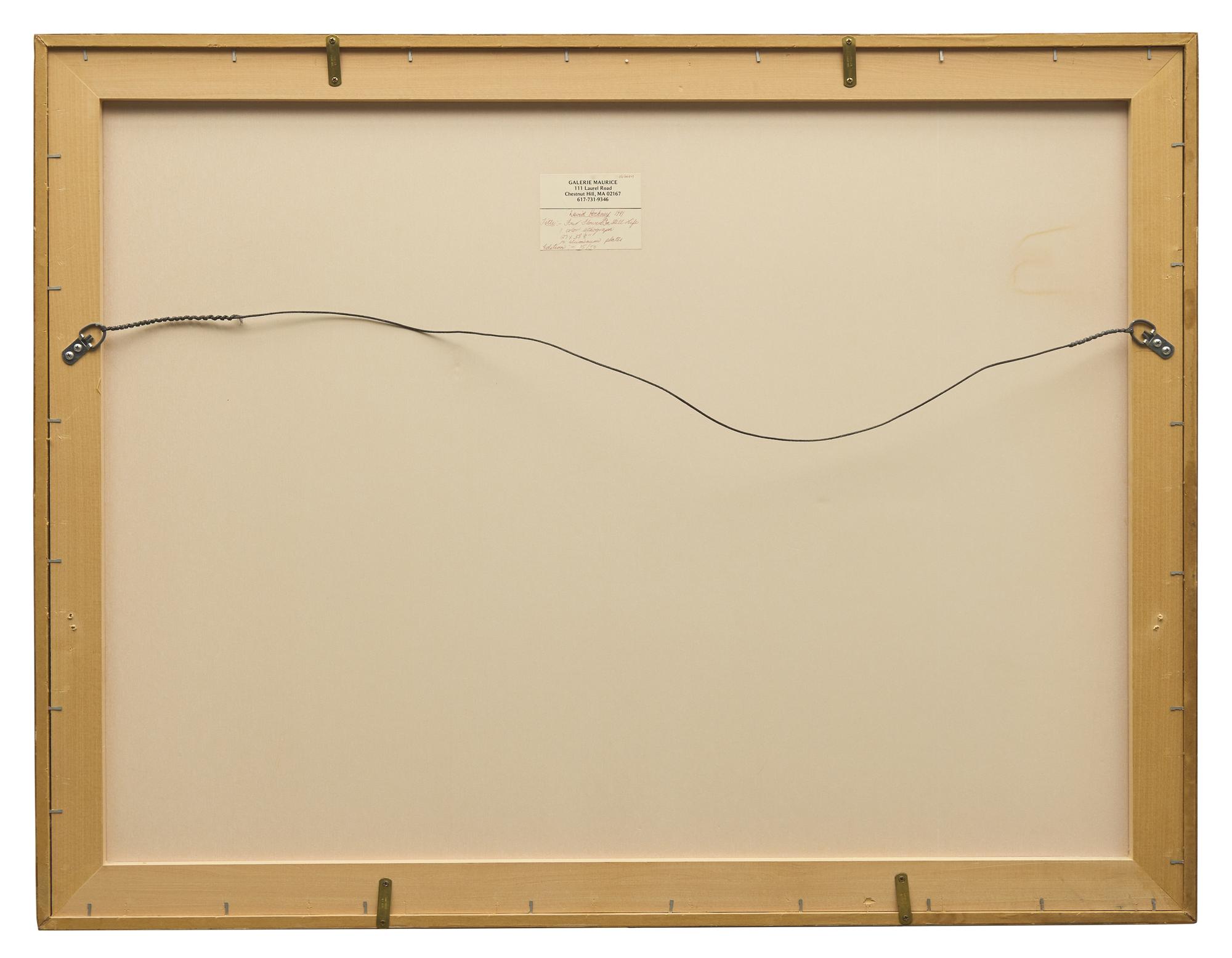 David Hockney (British, b. 1937) — Four Flowers in Still Life, 1990