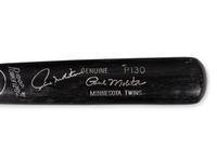 A 1997 Paul Molitor Game Used Louisville Slugger Bat and Signed Autograph Baseball