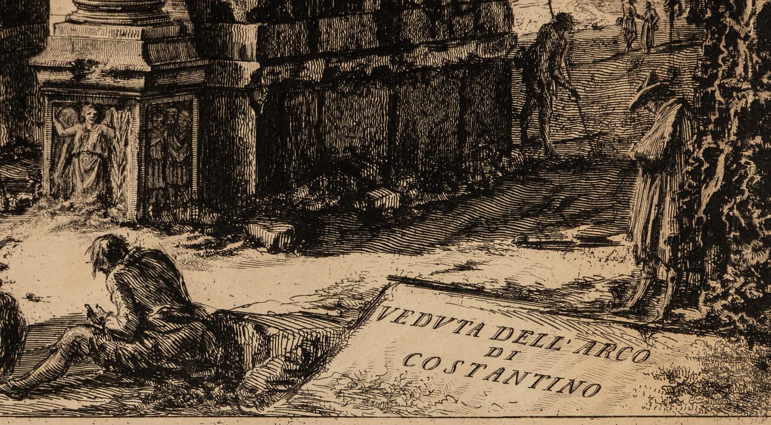 Veduta dell'Arco di Costantino from Veduti de Roma , 1771