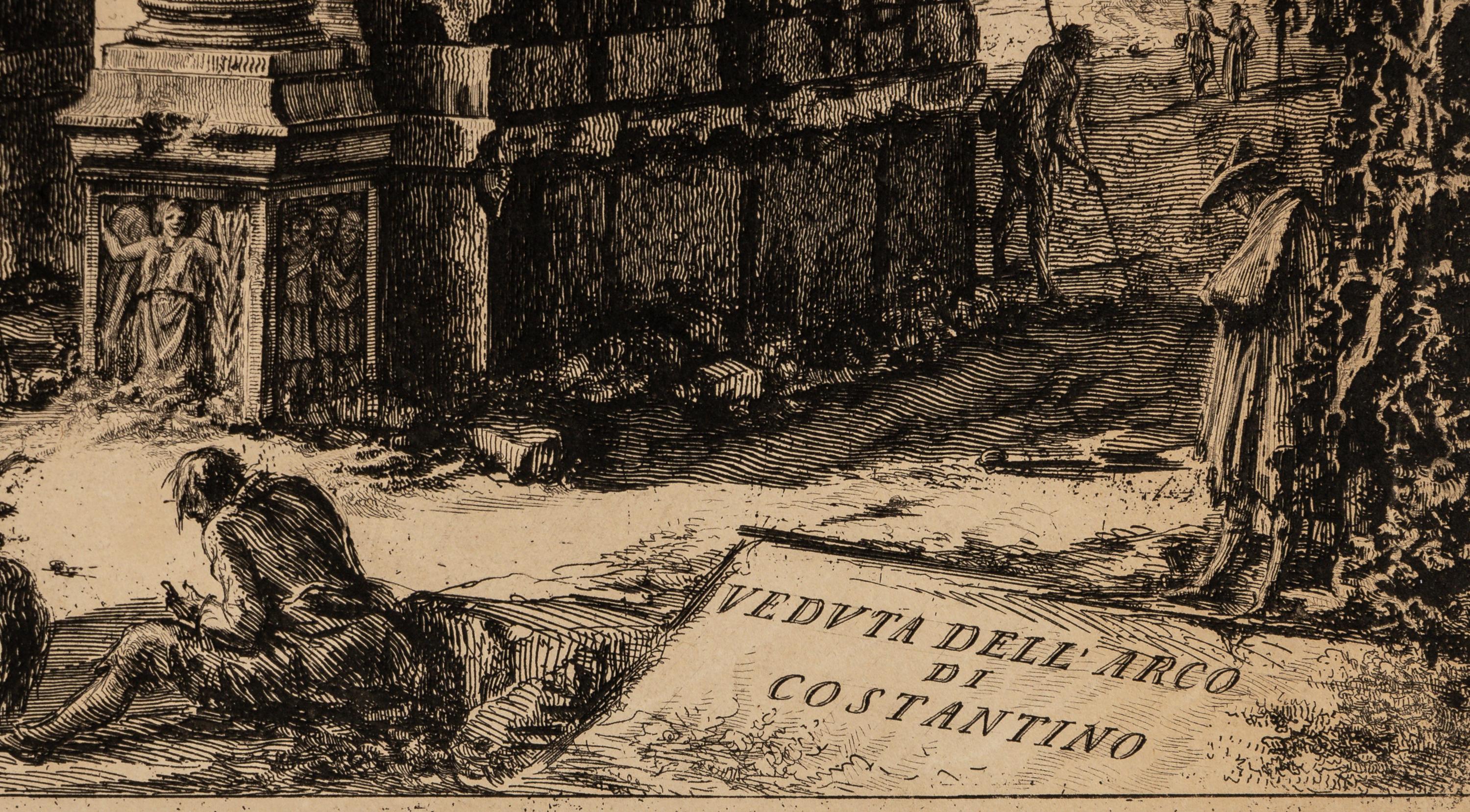 Veduta dell'Arco di Costantino from Veduti de Roma , 1771