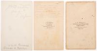 [CIVIL WAR]. A group of 3 CDVs of Brown Water Navy officers, incl. Josiah Benton, USS Osage .