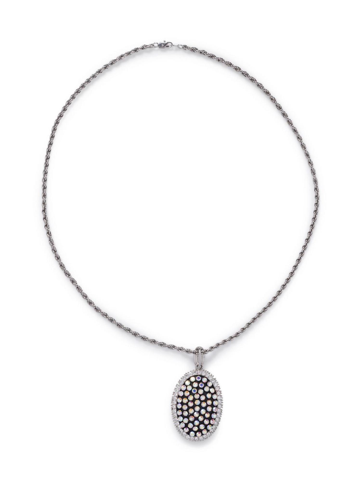 Nine Assorted Necklaces and One Buddha Pin, 1980-2000s