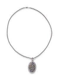 Nine Assorted Necklaces and One Buddha Pin, 1980-2000s