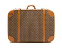 A Louis Vuitton Monogram Canvas Soft-sided Suitcase, 29 x 20 1/2 x 9 inches.