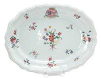 A Chinese Export Armorial Platter Length 15 1/2 inches. — 20TH CENTURY
