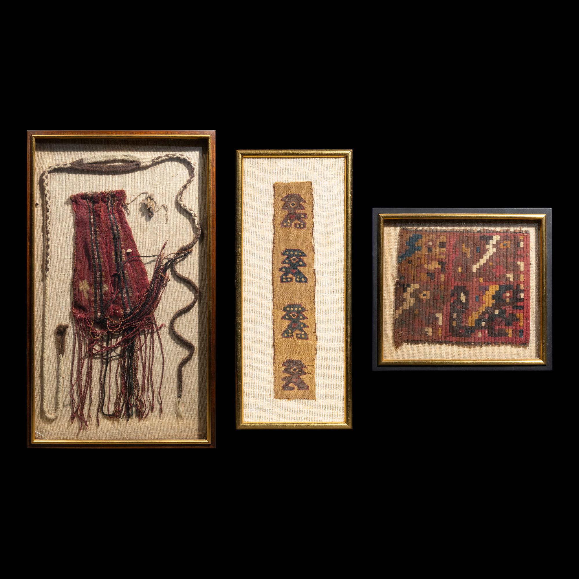 A Group of Peruvian Textiles