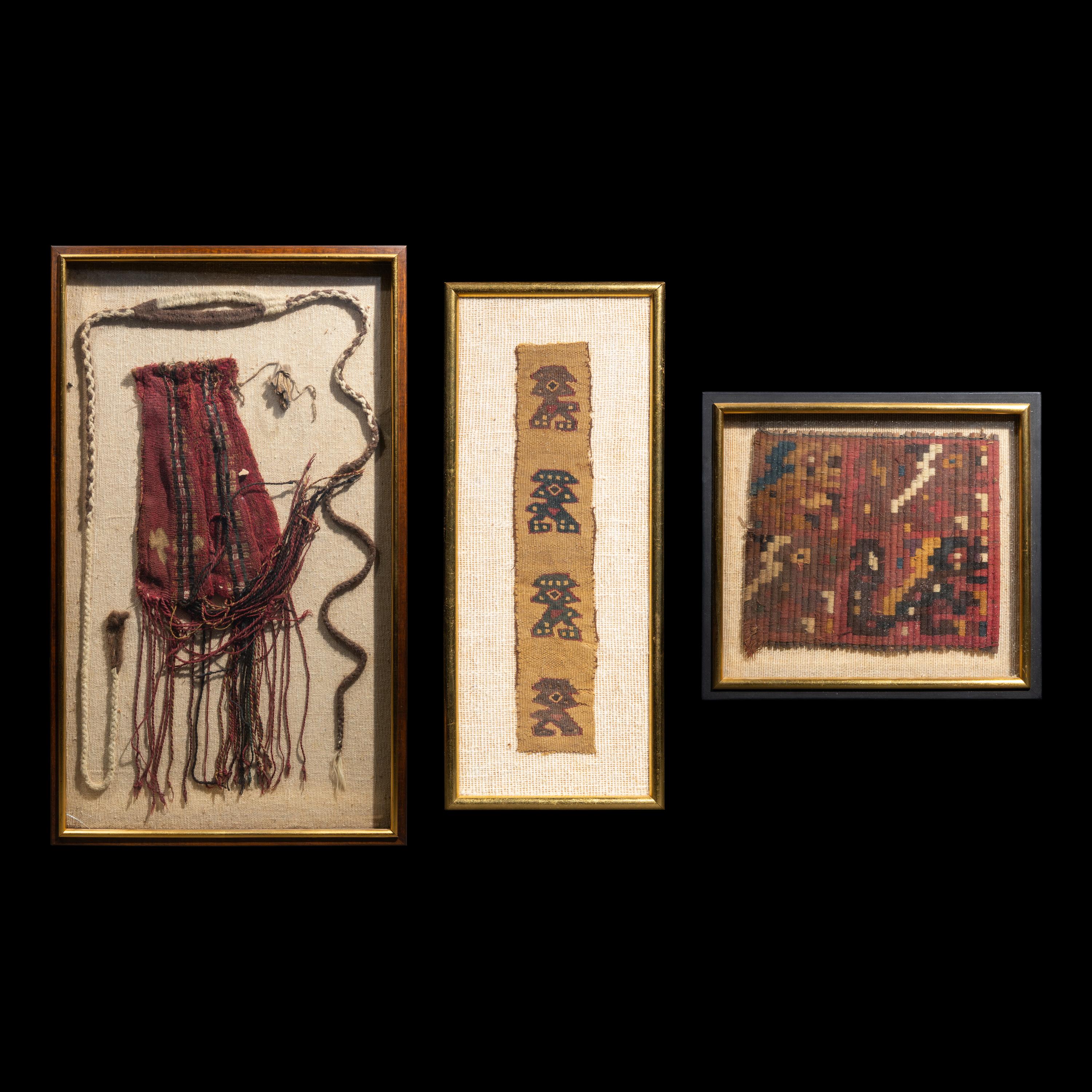 A Group of Peruvian Textiles