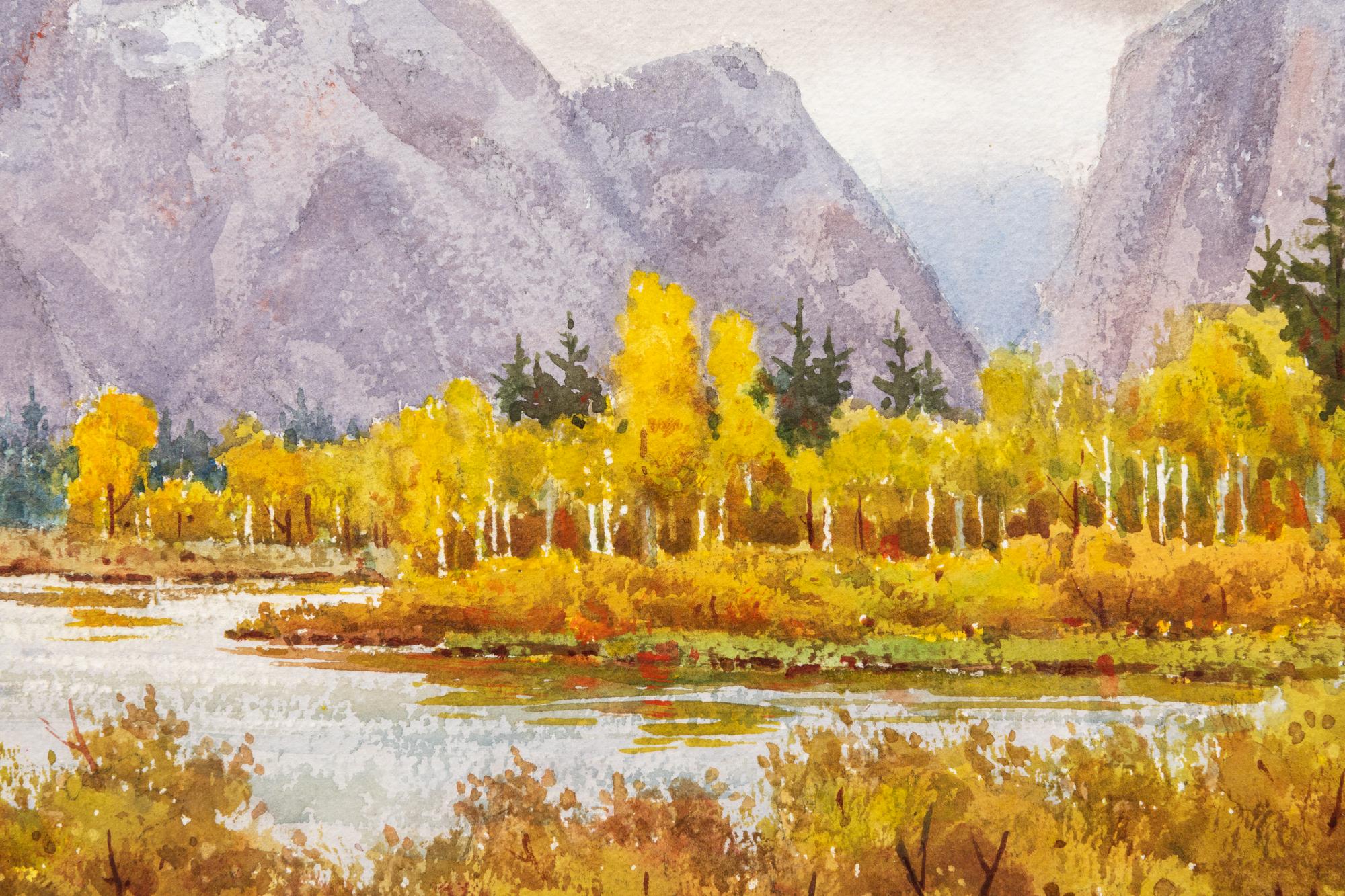 September Snow Shower - Mt. Moran