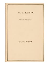 BECKETT, Samuel (1906-1989). No's Knife . London: Calder and Boyars, 1967.