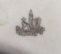 A Belleek Echinus Tea Service, Width of tray 14 3/8 inches.