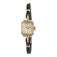 Movado, 14K White Gold and Diamond Watch