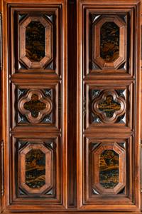 A French Provincial Later-Japanned Walnut Armoire — 19TH CENTURY