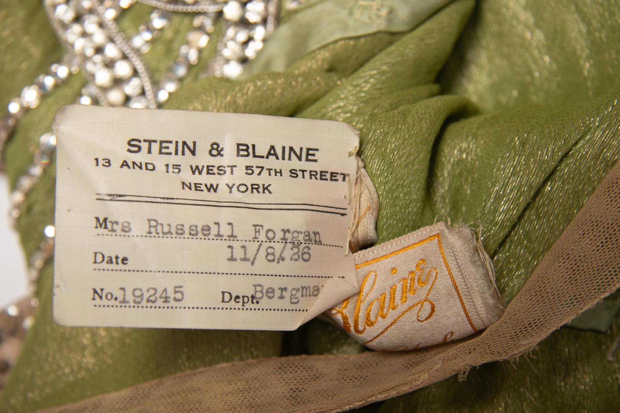 Stein & Blaine Dress, 1926