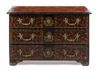A French Trompe l'Oeil Chest of Drawers Height 29 1/2 x width 46 3/4 x depth 21 inches. — LATE 19TH/EARLY 20TH CENTURY