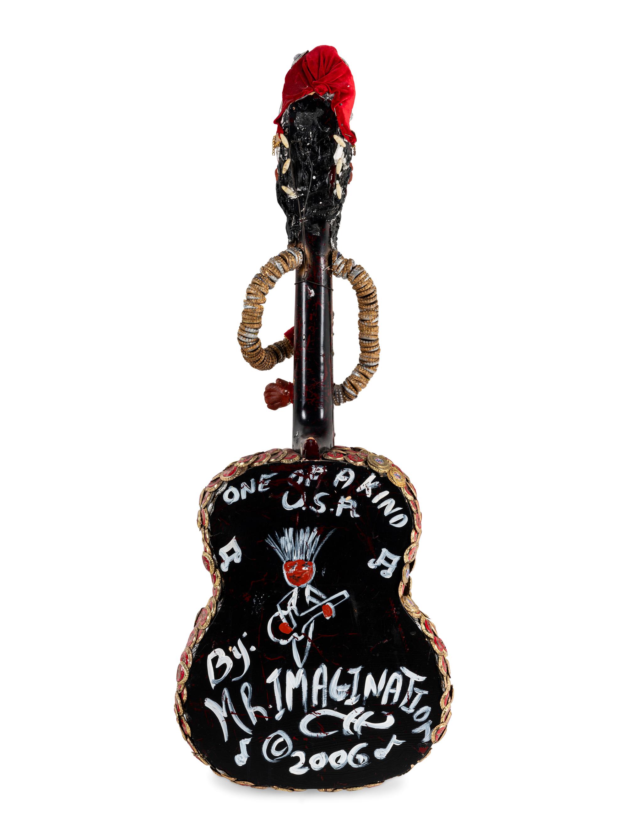 Self Portrait Bottlecap Guitar
