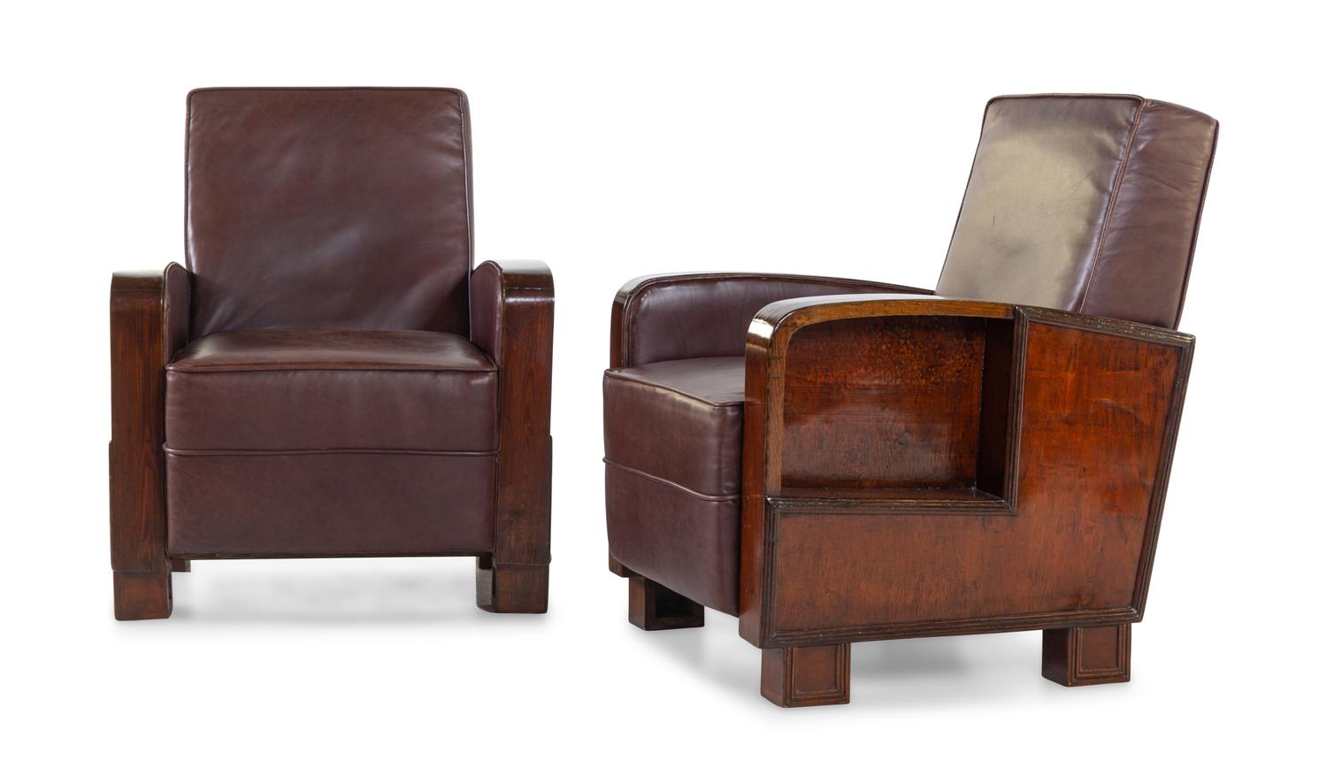 A Pair of Club Chairs