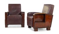A Pair of Club Chairs