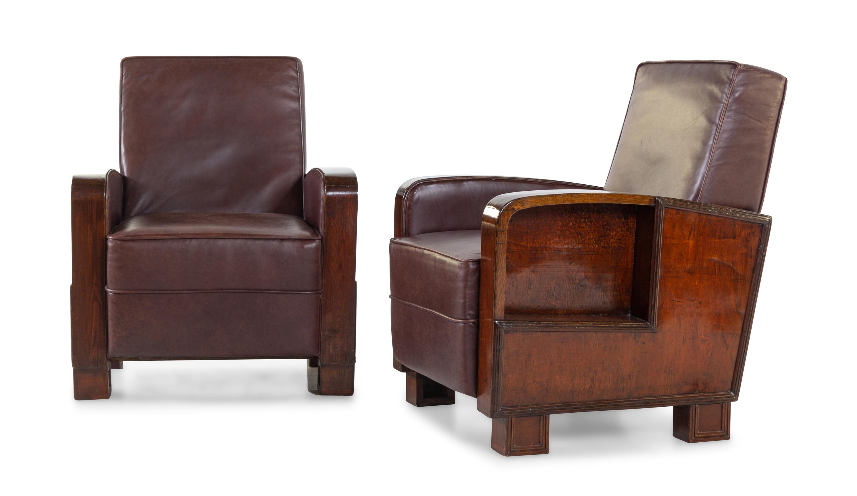 A Pair of Club Chairs