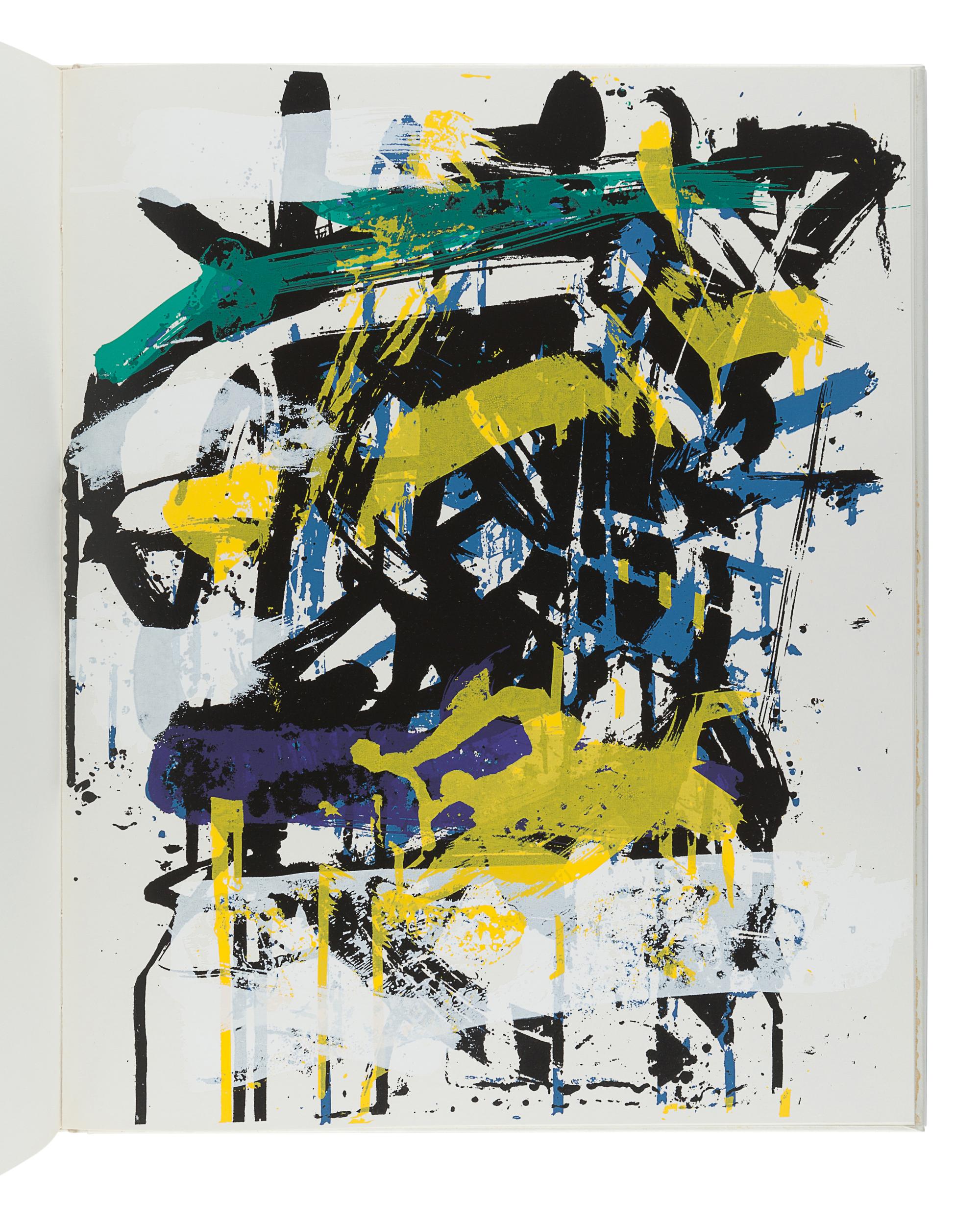 [TIBER PRESS - ABSTRACT EXPRESSIONISM]. ASHBERY, John. The Poems . Prints by Joan MITCHELL. -- KOCH, Kenneth. Permanently. Prints by Alfred LESLIE. [with:] O'HARA, Frank. Odes. Prints by Michael GOLDBERG. -- SCHUYLER, James. Salute. Prints by Grace HARTIGAN. New York: Tiber Press, [1960].
