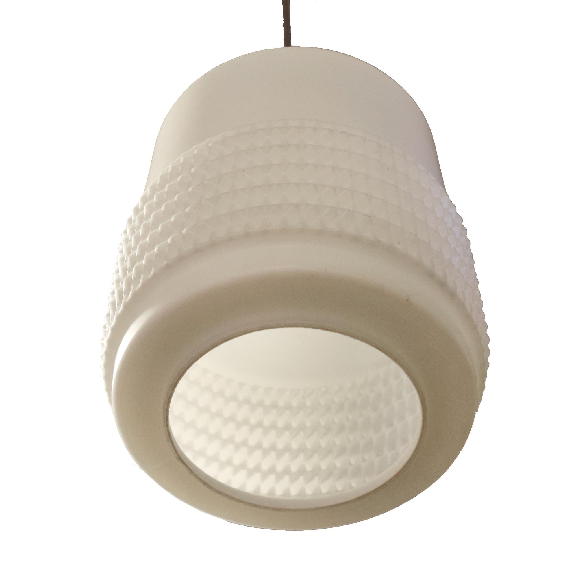 A Pair of Mid-Century Light Fixtures 10" W x 10" D x 51" H — Czech Republic, Mid-20th Century