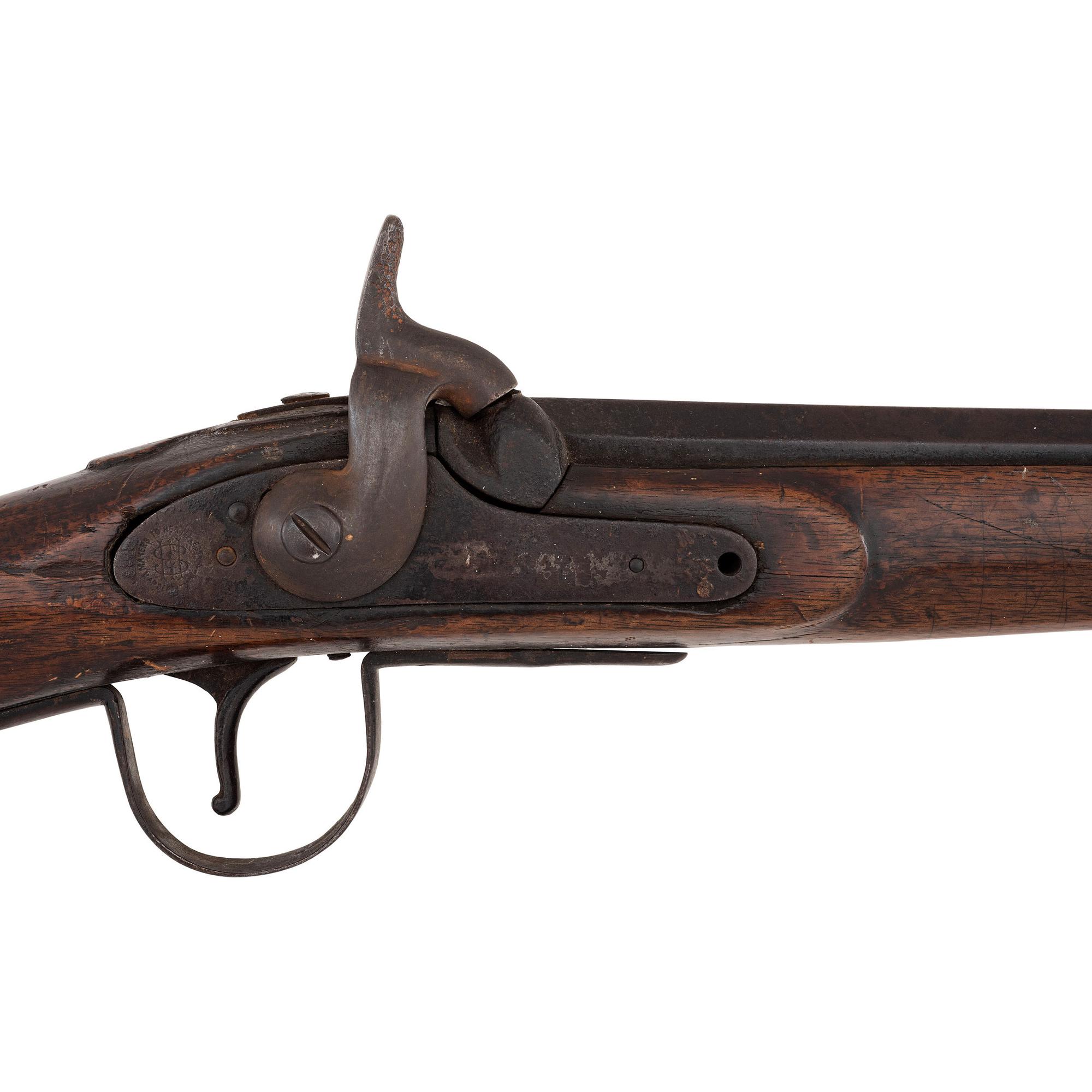 Shortened Percussion Northwest Trade Gun by Isaac Hollis & Sons