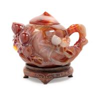 A Chinese Agate Teapot