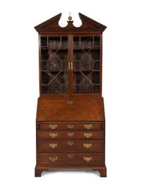 A George III Mahogany Secretary Desk