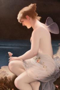 A Berlin (K.P.M.) Porcelain Plaque after Wilhelm Kray (German, 1828-1889)