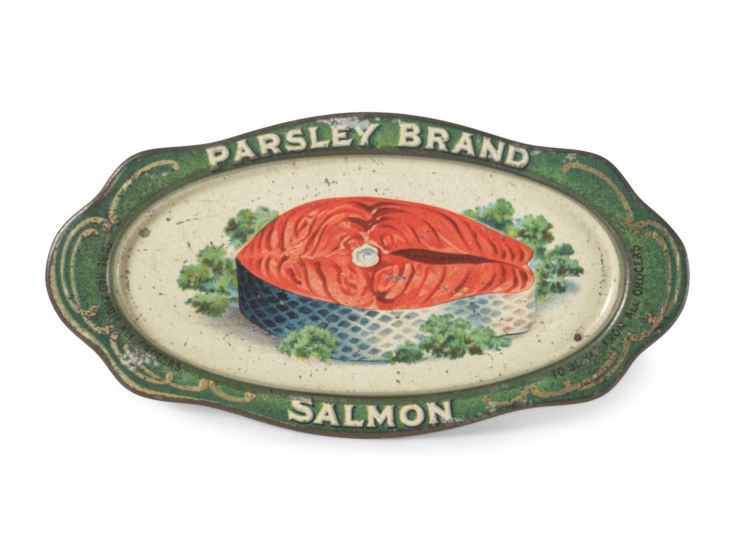 Three Parsley Brand Salmon Advertising Pieces