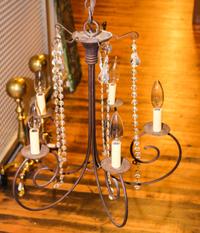A Swarovski Chandelier. Height 18 inches overall.