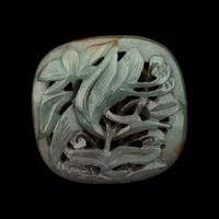 Two Chinese Celadon Jade Articles