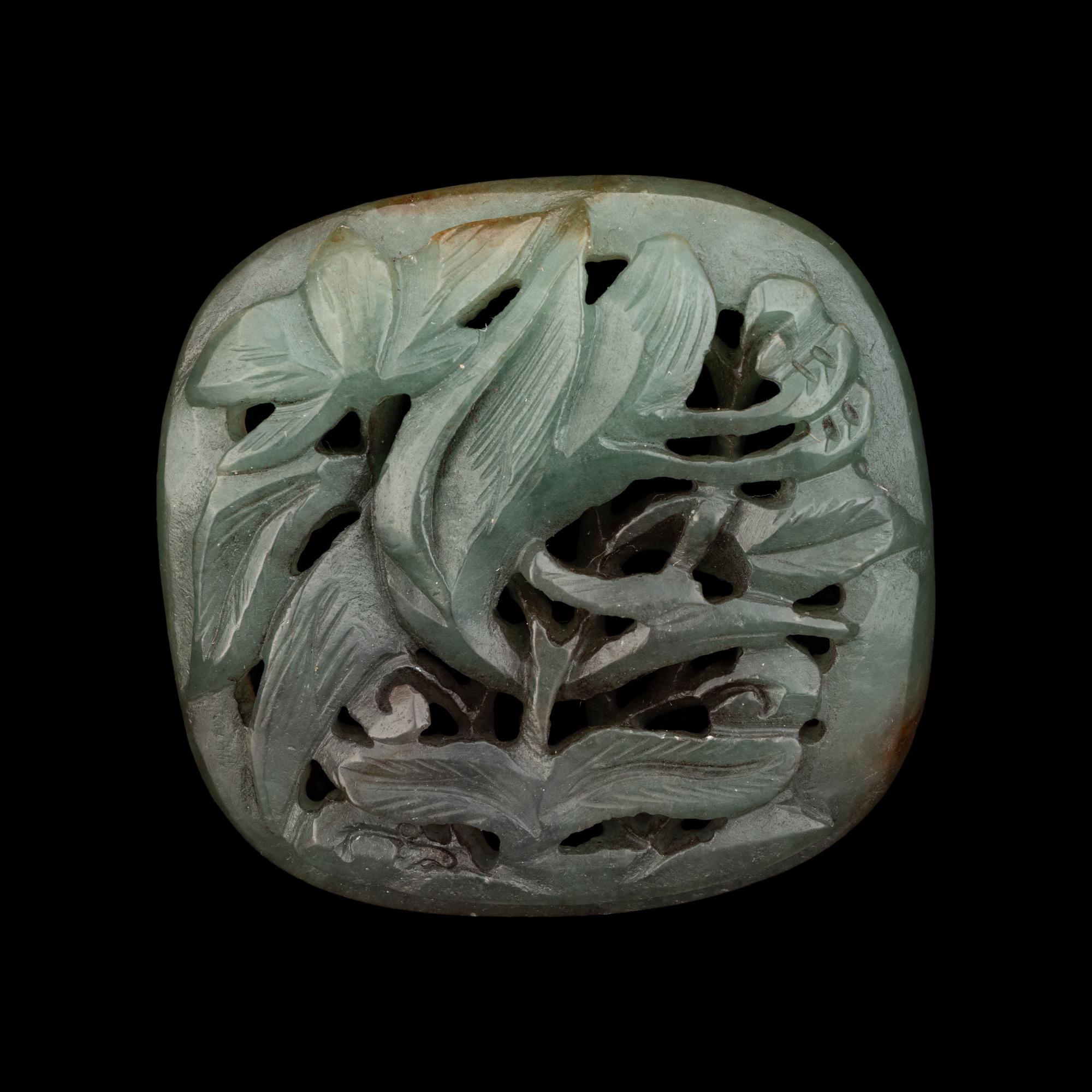 Two Chinese Celadon Jade Articles