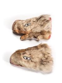 Arctic Mittens, Depicting a Wolf