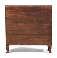 A Country Cherrywood Secretary Chest