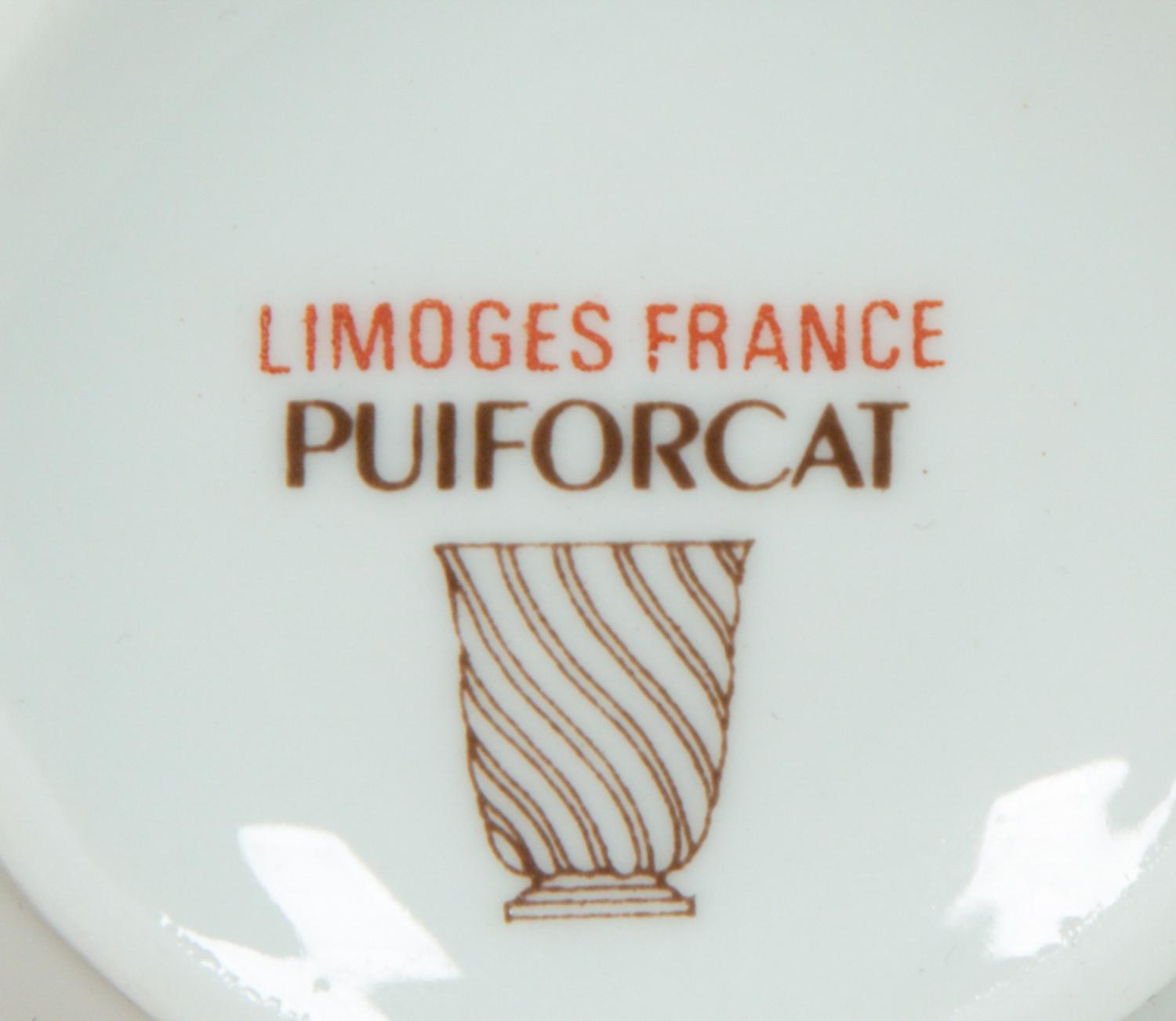 A Puiforcat Chelsea Porcelain Dinner Service