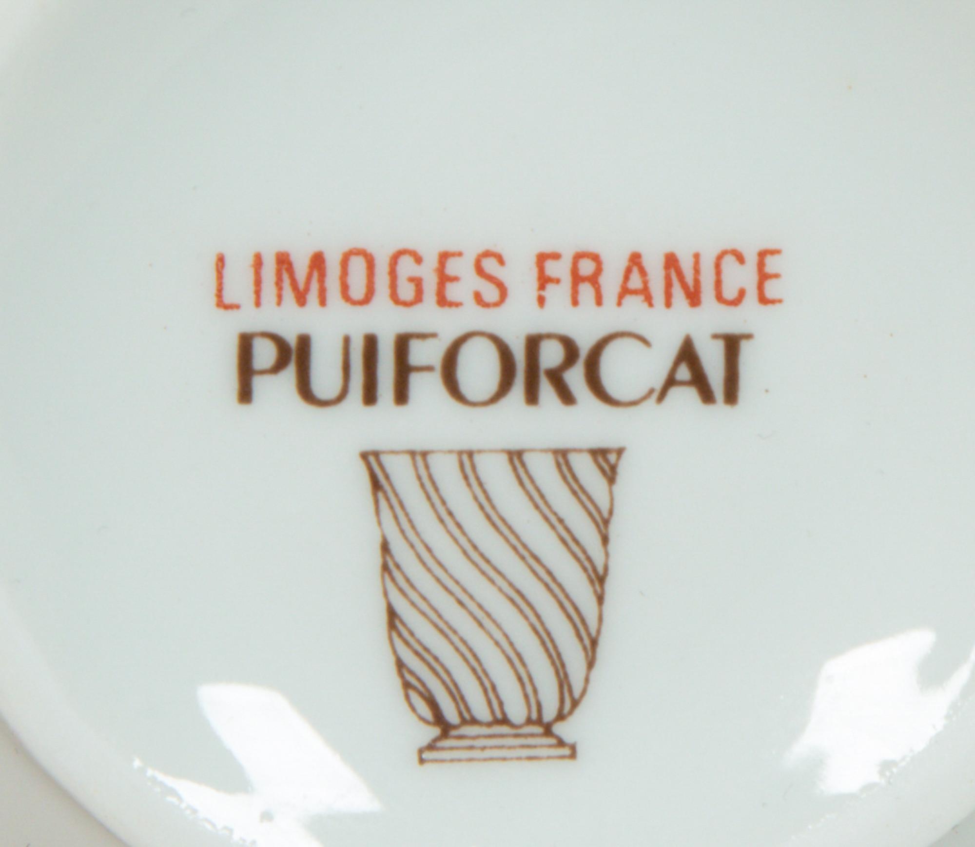 A Puiforcat Chelsea Porcelain Dinner Service