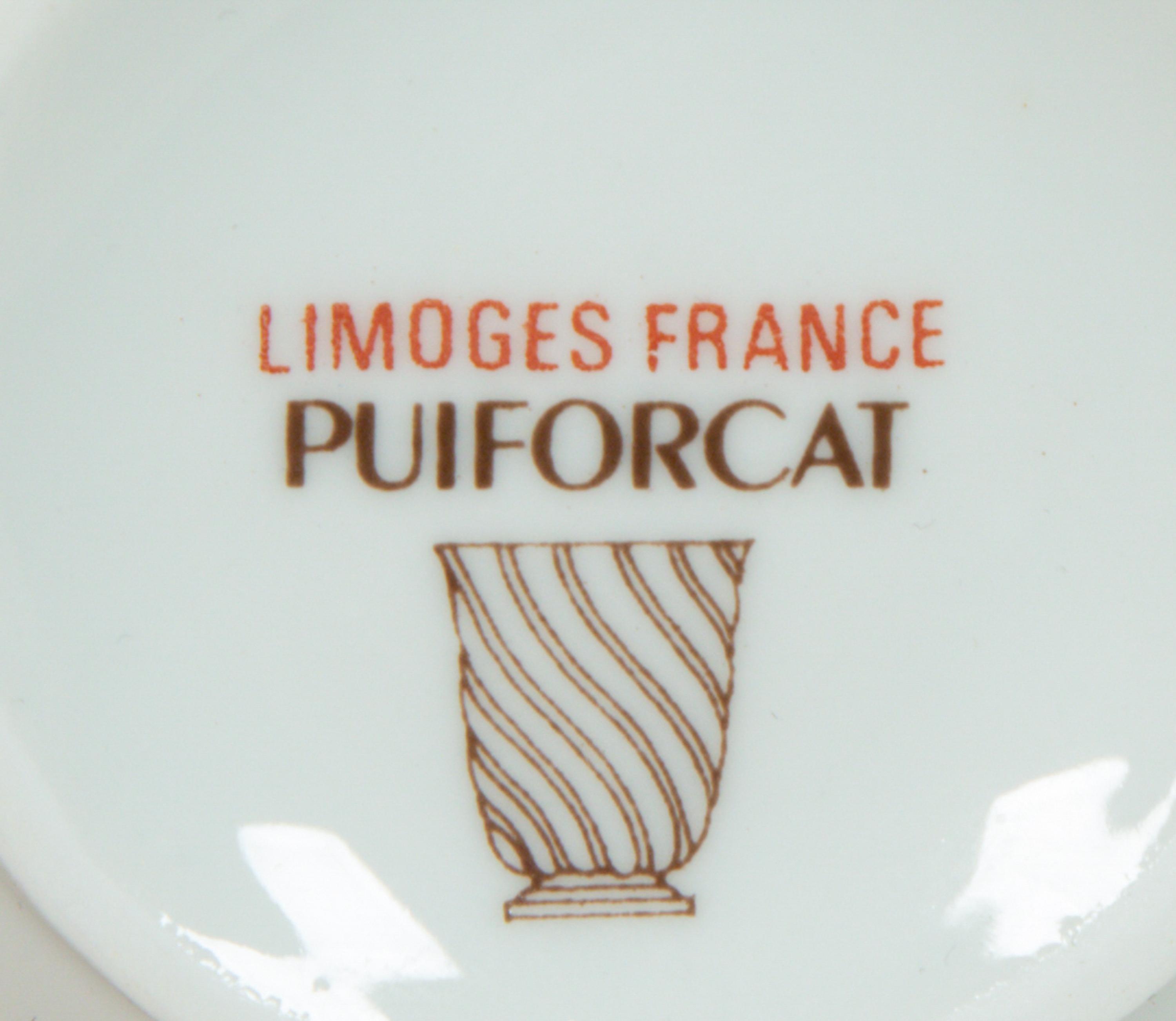 A Puiforcat Chelsea Porcelain Dinner Service