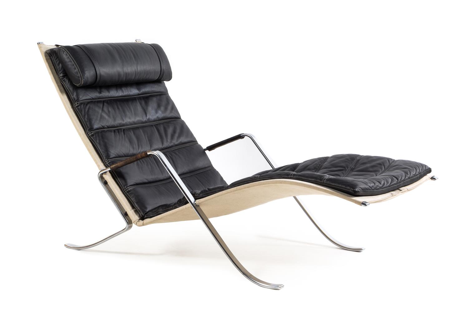 Preben Fabricius and Jorgen Kastholm, Alfred Kill, c.1968, Grasshopper chaise lounge