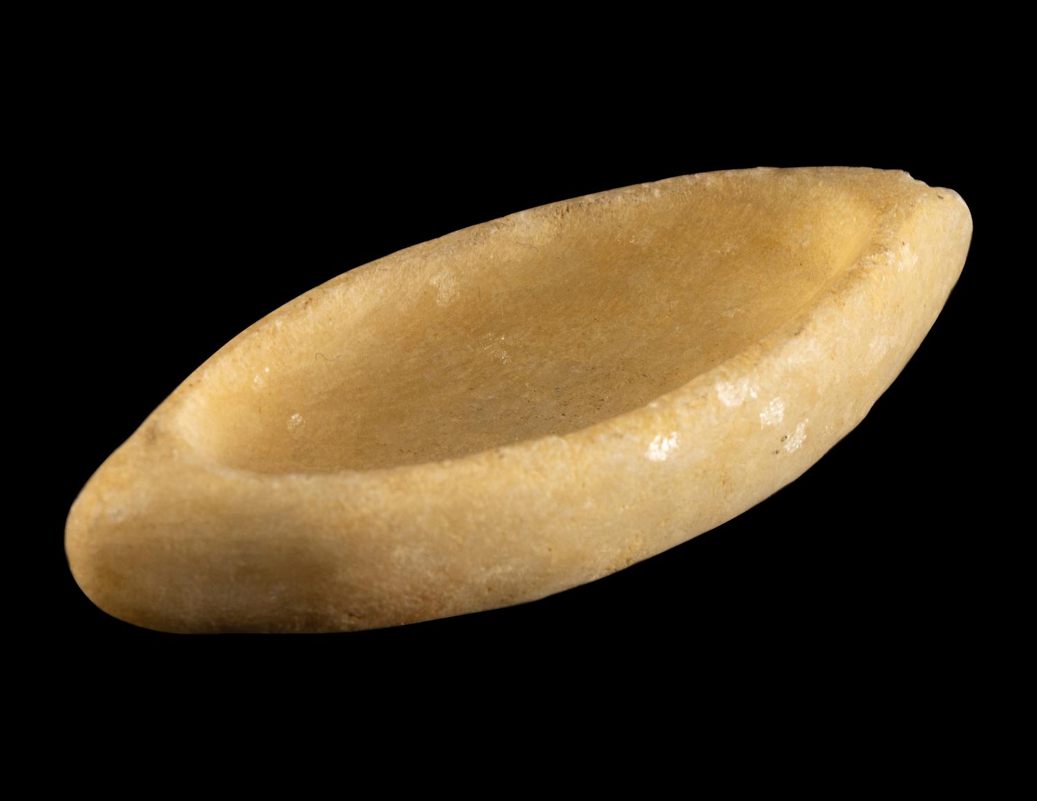An Egyptian Alabaster Model Boat