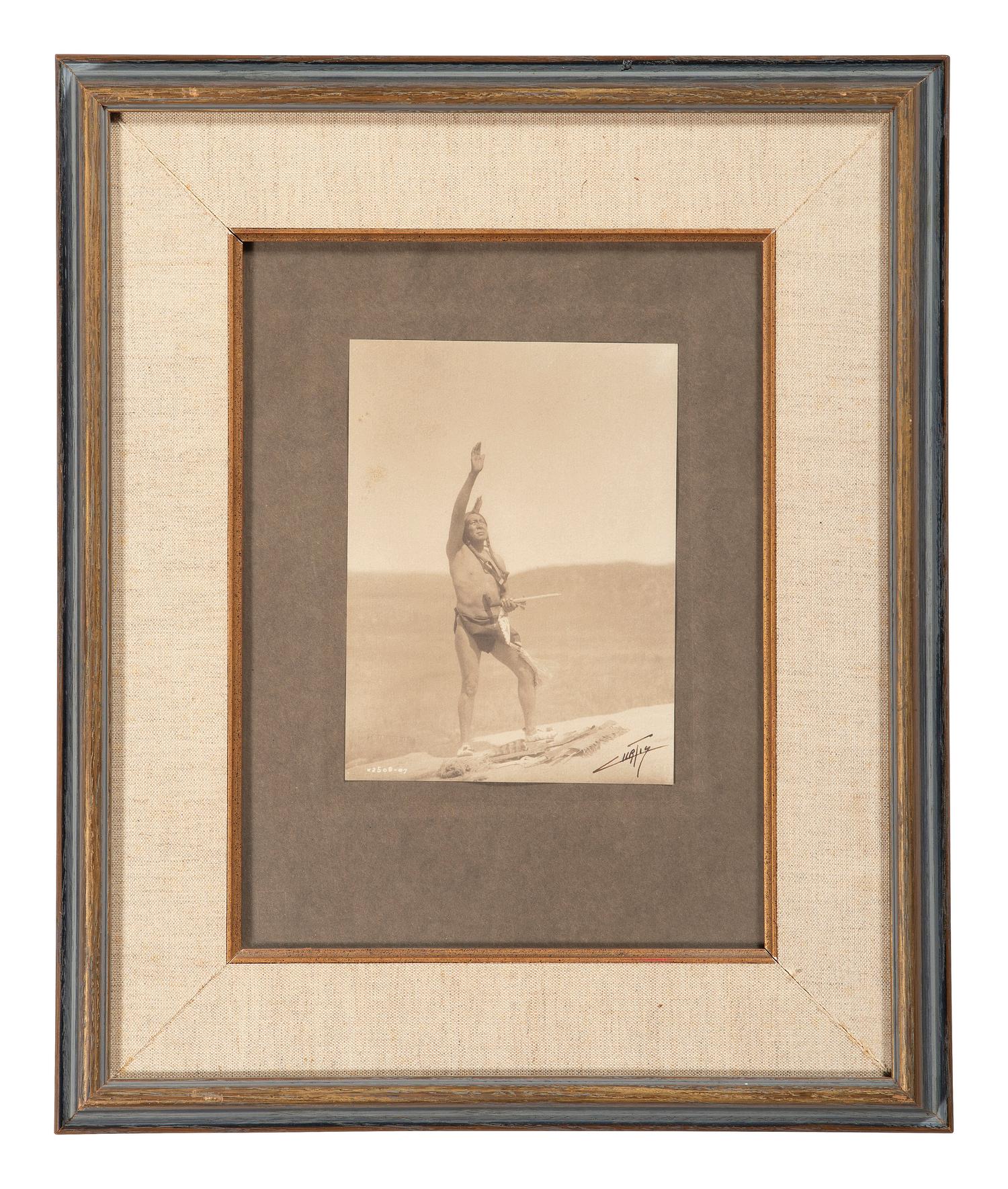 [NATIVE AMERICANS]. CURTIS, Edward (1868-1952), photographer. The Invocation . 1907.