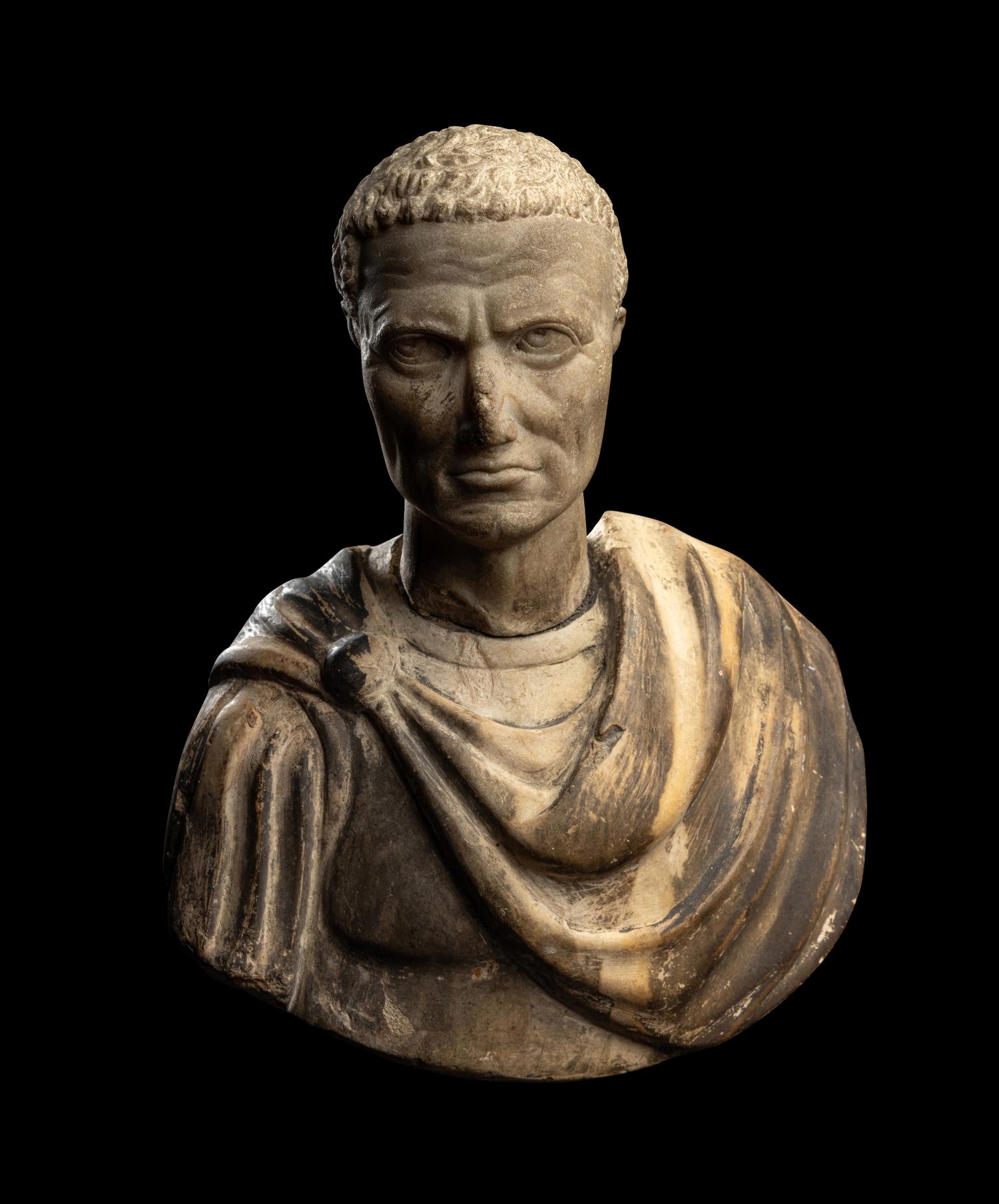 A Roman Marble Portrait Bust of a Man