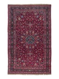 A Meshed Wool Rug
